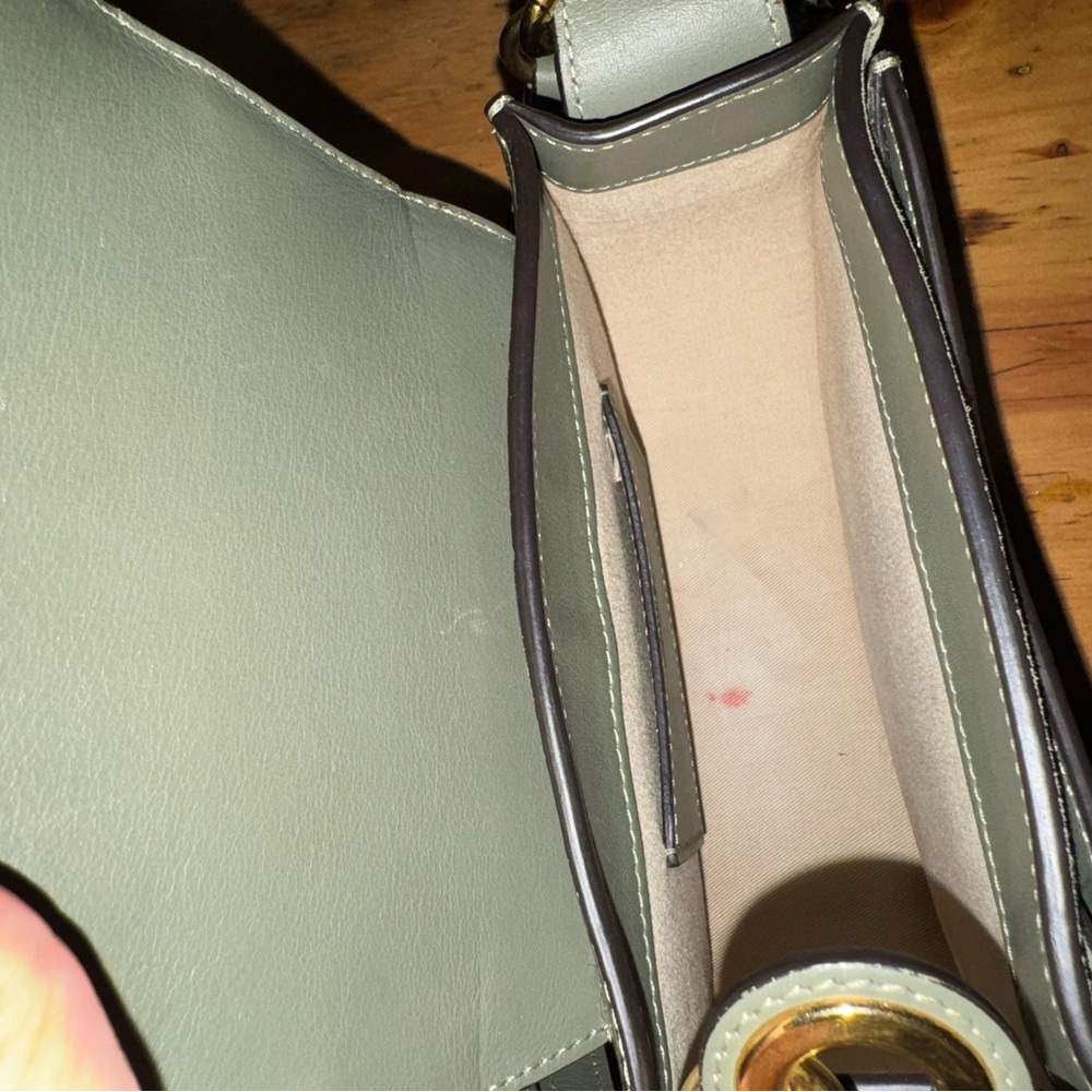 Chloe Tess Bag Crocodile Embossed Leather Small - Picture 9 of 16